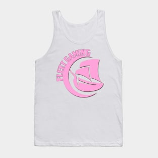 fleet gaming logo t pink Tank Top